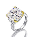 Ready to Ship New Fashion 5A Cubic Zirconia Luxury Sparkling Engagement Ring